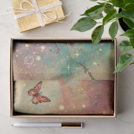  Alice op paddenstoel fantasie decoupage Tissuepapier (Geschenk)