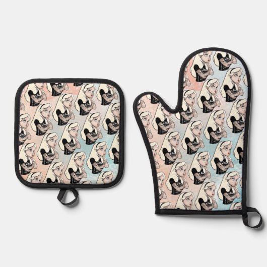 Alice Ovenwant & Pannenlap Set (Voorkant)