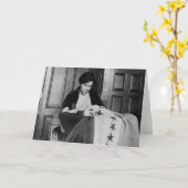 Alice Paul, de vlag van het Naaiend Suffrage, 1910 Kaart (Gele Bloem)