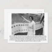 Alice Paul - Feminist Briefkaart (Voorkant / Achterkant)