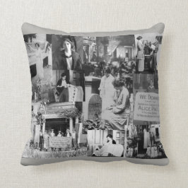 Alice Paul Suffrage Historische Foto Collage Kussen