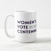 Alice Paul Voting Centennial 100 Year Women's Koffiemok (Links)