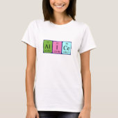 Alice periodiek lijstnaam shirt (Voorkant)