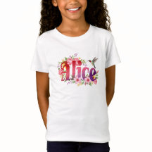 Alice - Persoonlijk T-shirt - Voor Kinderen