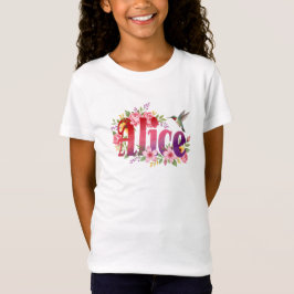 Alice - Persoonlijk T-shirt - Voor Kinderen