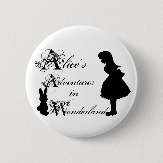 Alice Pin. Ronde Button 5,7 Cm (Voorkant)