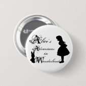 Alice Pin. Ronde Button 5,7 Cm (Voorkant /achterkant)