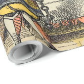 Alice Proces van de Schoppenboer Antiek Cadeaupapier (Rol Hoek)