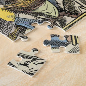 Alice Proces van de Schoppenboer Antiek Legpuzzel (Zijkant)