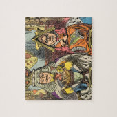 Alice Proces van de Schoppenboer Antiek Legpuzzel (Verticaal)