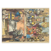 Alice Proces van de Schoppenboer Antiek Tafelkleed (Voorkant (Horizontaal))