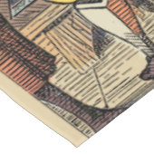 Alice Proces van de Schoppenboer Antiek Tafelkleed (Gekanteld)