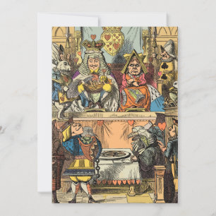 Alice Proces van de Schoppenboer Oudheidkundig Kaart