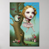 Alice - Quirky Surreal Pop Art Poster (Voorkant)