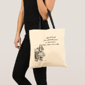 Alice Quote Bag Tote Bag (Voorkant (product))