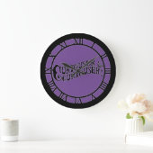 Alice Quote Curiouser en Curiouser Grote Klok (Huis)