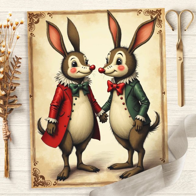 Alice  Rabbits Scrapbook Paper (Creator heeft geüpload)