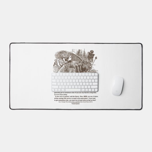 Alice Red Queen Alle rennen die je kunt doen citer Bureaumat (Keyboard & Muis)