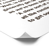 Alice Red Queen, alles wat je kunt doen Poster (Hoek)