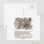 Alice Red Queen die op dezelfde plek blijft Briefkaart (Voorkant / Achterkant)