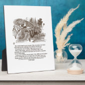 Alice Red Queen die op dezelfde plek blijft Fotoplaat (Zijkant)