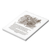 Alice Red Queen die op dezelfde plek blijft Notitieblok (Linkerzijde)