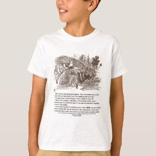 Alice Red Queen die op dezelfde plek blijft T-shirt