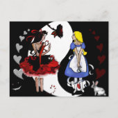 Alice Reflecteerde Briefkaart (Voorkant)