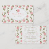 Alice Romantic Rozen Visitekaartje (Voorkant / Achterkant)