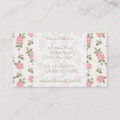 Alice Romantic Rozen Visitekaartje (Achterkant)