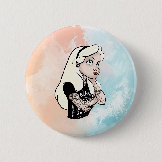 Alice Ronde Button 5,7 Cm (Voorkant)
