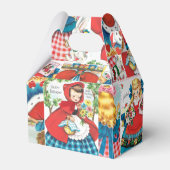 Alice/Rood Ridderhout/Goldilocks Bedankdoosjes (Achterkant)