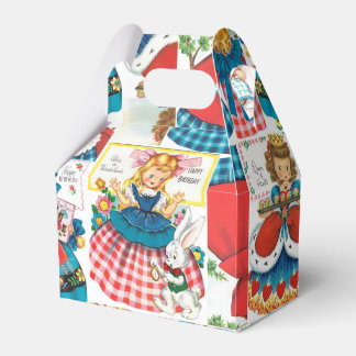 Alice/Rood Ridderhout/Goldilocks Bedankdoosjes