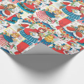 Alice/Rood Ridderhout/Goldilocks Cadeaupapier (Hoek)