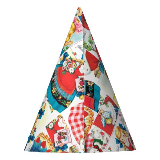  Alice/Rood Ridderhout/Goldilocks Feesthoedjes (Achterkant)