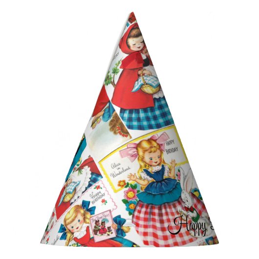  Alice/Rood Ridderhout/Goldilocks Feesthoedjes (Links)