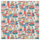  Alice/Rood Ridderhout/Goldilocks Stof (Swatch)