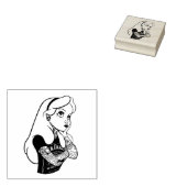 Alice Rubberstempel (Gestempeld)