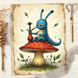 Alice Rups Waterpijp Scrapboek Papier