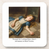 Alice’s Adventures in Head Trauma  Bier Onderzetter (Voorkant)