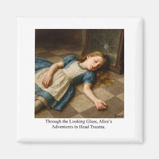 Alice’s Adventures in Head Trauma  Magneet