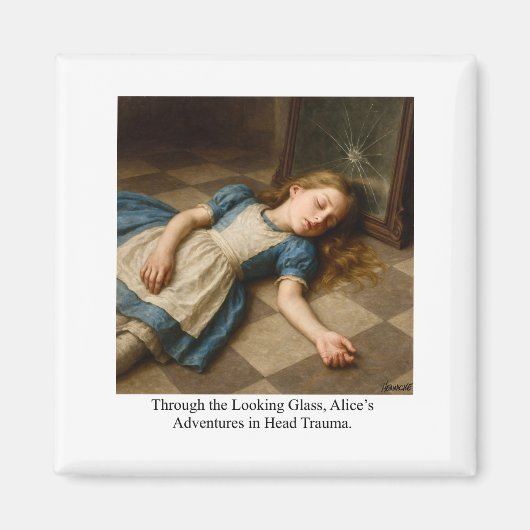 Alice’s Adventures in Head Trauma  Magneet (Voorkant)