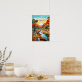 Alice Springs Australië Reizen Kunst Vintage Poster (Keuken)