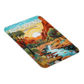 Alice Springs Australië Travel Art Vintage Magneet (Rechterzijde)