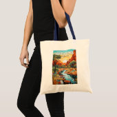Alice Springs Australië Travel Art Vintage Tote Bag (Voorkant (product))