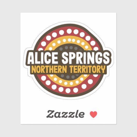 Alice Springs Northern Territory Australië Sticker (Vel)