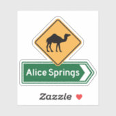 Alice Springs, Sticker van het Noordelijk Territor (Vel)