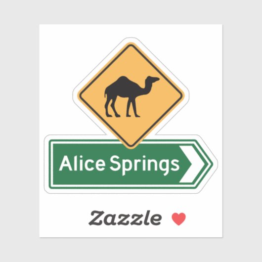 Alice Springs, Sticker van het Noordelijk Territor (Vel)