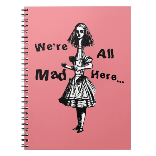 Alice Stretched in Wonderland Notitieboek (Voorkant)