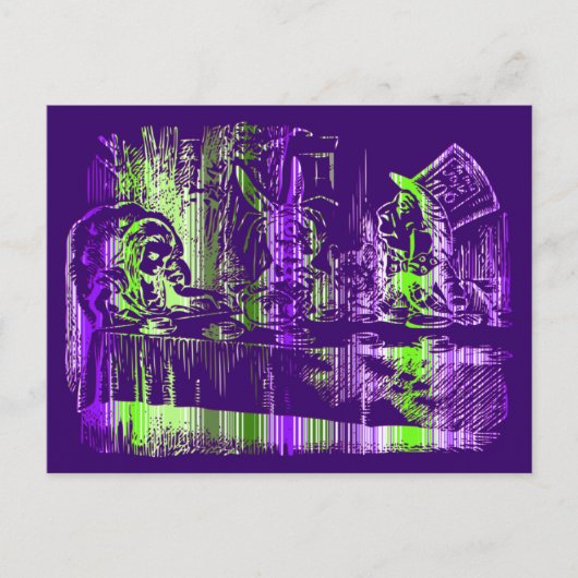 Alice Stripey Trippey Briefkaart (Voorkant)